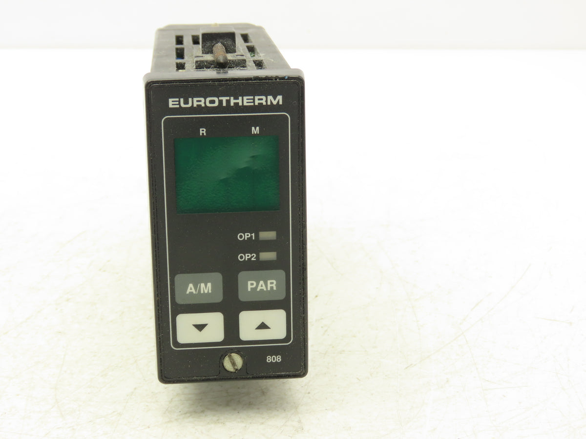 Eurotherm 808/L1/NO/R1/C4 1/8 DIN Temperature Controller K TC RS422 32-800°F