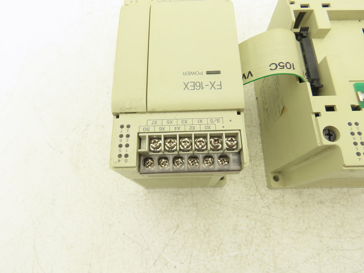 Mitsubishi FX-16MR-ES/UL Programmable Logic Controller w/Expansion Block