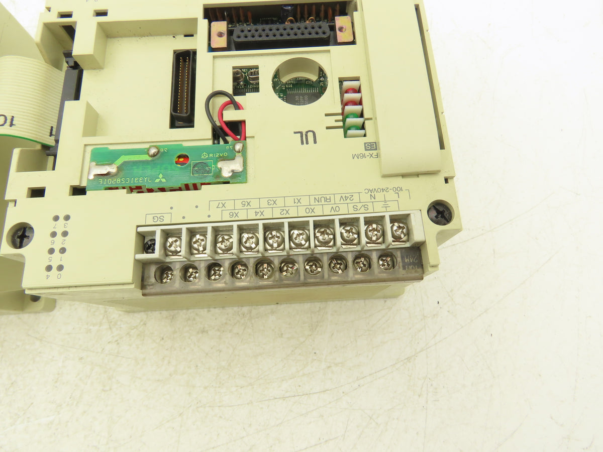 Mitsubishi FX-16MR-ES/UL Programmable Logic Controller w/Expansion Block