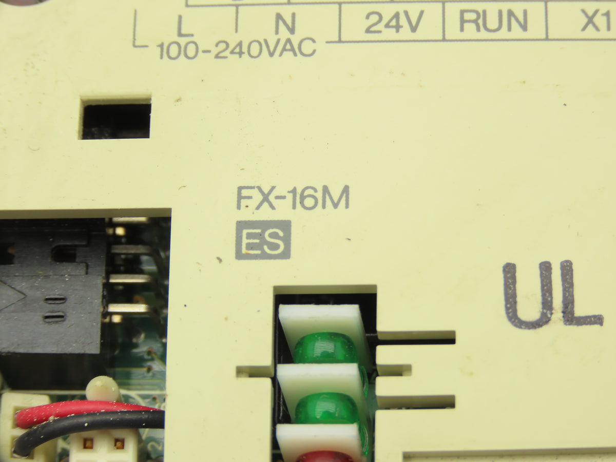 Mitsubishi FX-16MR-ES/UL Programmable Logic Controller w/Expansion Block