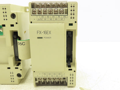 Mitsubishi FX-16MR-ES/UL Programmable Logic Controller w/Expansion Block