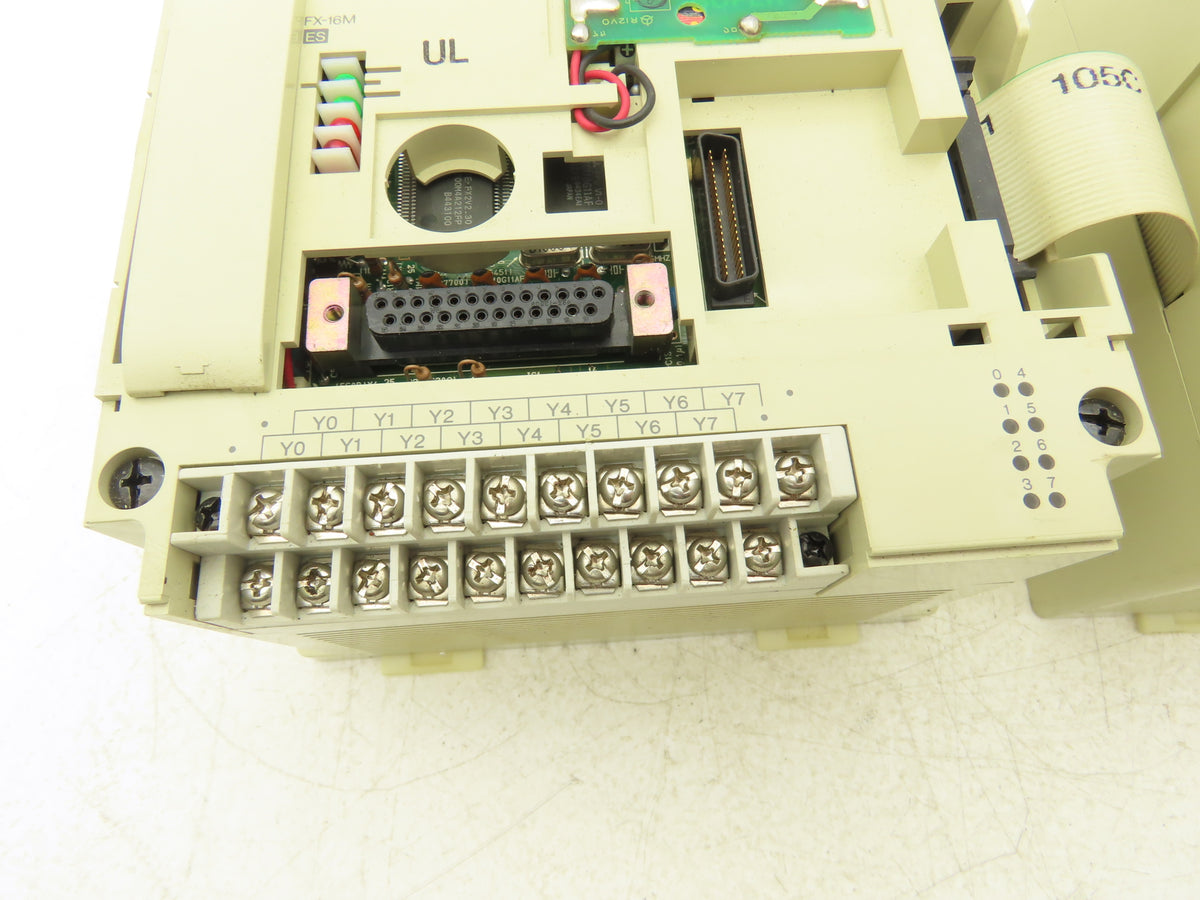 Mitsubishi FX-16MR-ES/UL Programmable Logic Controller w/Expansion Block