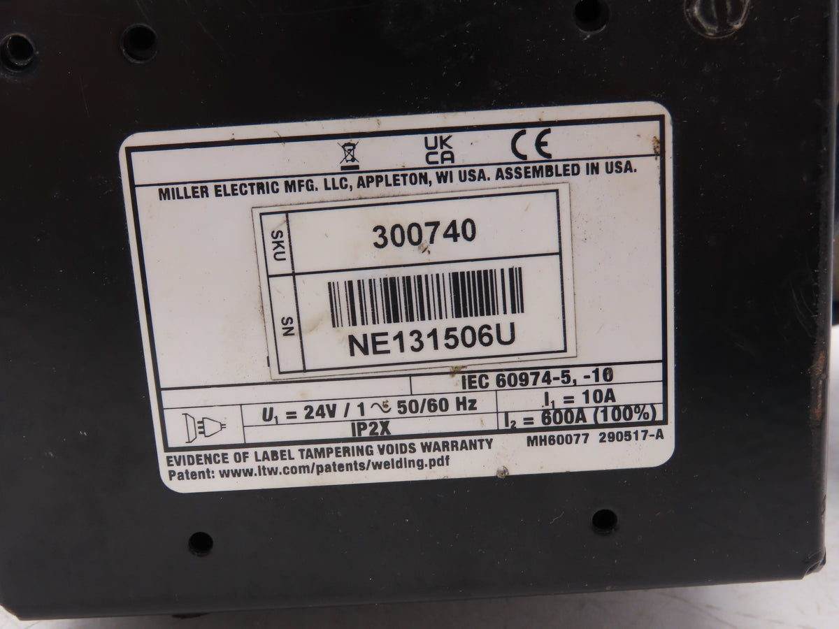 Miller 300740 Welder Electric Motor & Wire Feeder 24VDC For S-74 Mpa