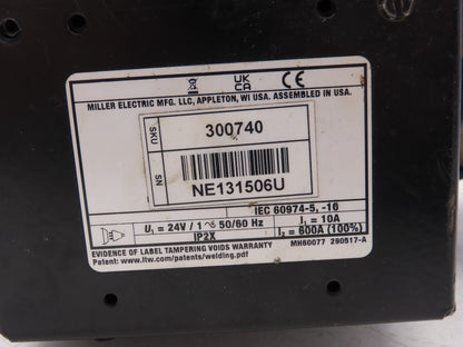Miller 300740 Welder Electric Motor & Wire Feeder 24VDC For S-74 Mpa