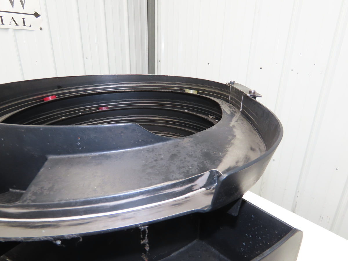American 18" Vibratory Bowl Feeder 120V Dual Vibrator Base Small Parts Sorter