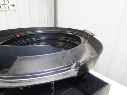 American 18" Vibratory Bowl Feeder 120V Dual Vibrator Base Small Parts Sorter