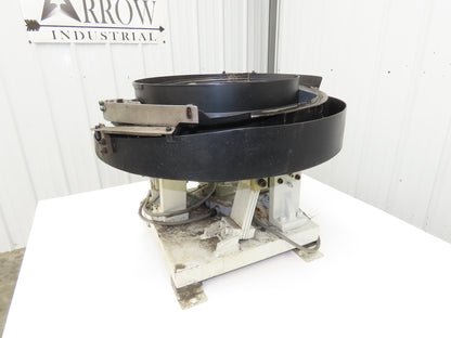 American 18" Vibratory Bowl Feeder 120V Dual Vibrator Base Small Parts Sorter