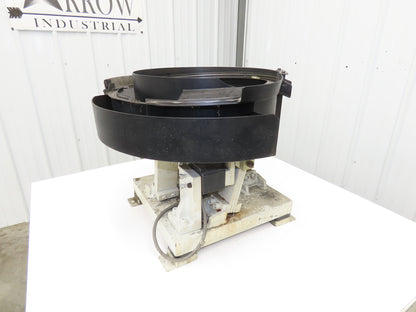 American 18" Vibratory Bowl Feeder 120V Dual Vibrator Base Small Parts Sorter