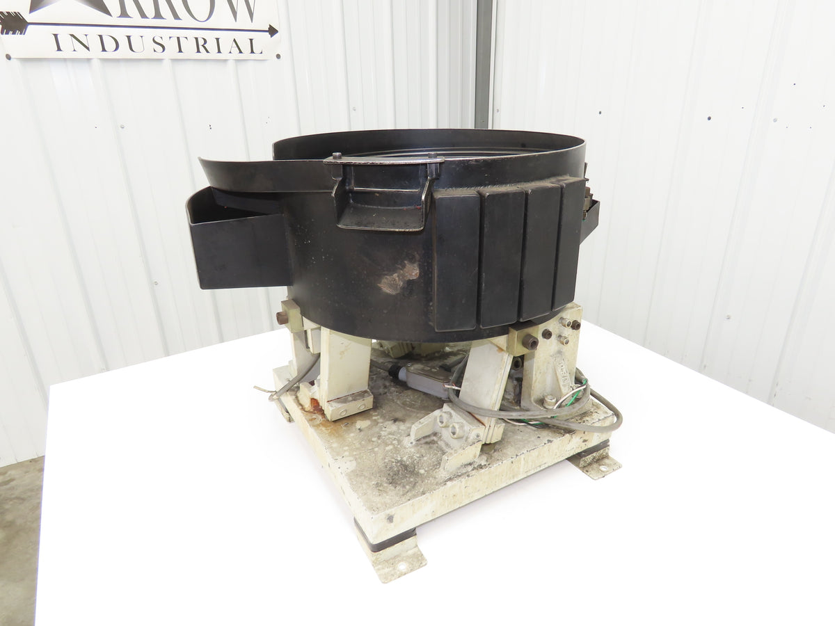 American 18" Vibratory Bowl Feeder 120V Dual Vibrator Base Small Parts Sorter