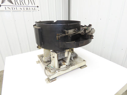 American 18" Vibratory Bowl Feeder 120V Dual Vibrator Base Small Parts Sorter
