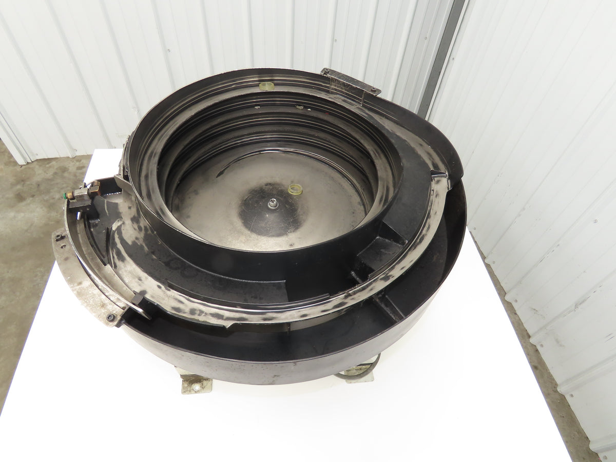 American 18" Vibratory Bowl Feeder 120V Dual Vibrator Base Small Parts Sorter