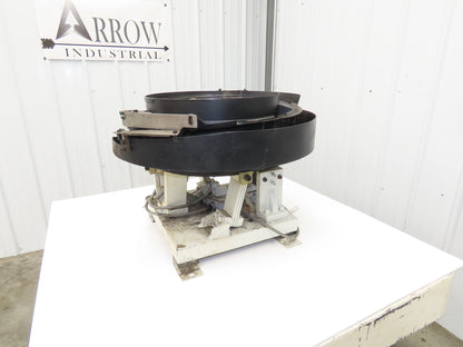 American 18" Vibratory Bowl Feeder 120V Dual Vibrator Base Small Parts Sorter