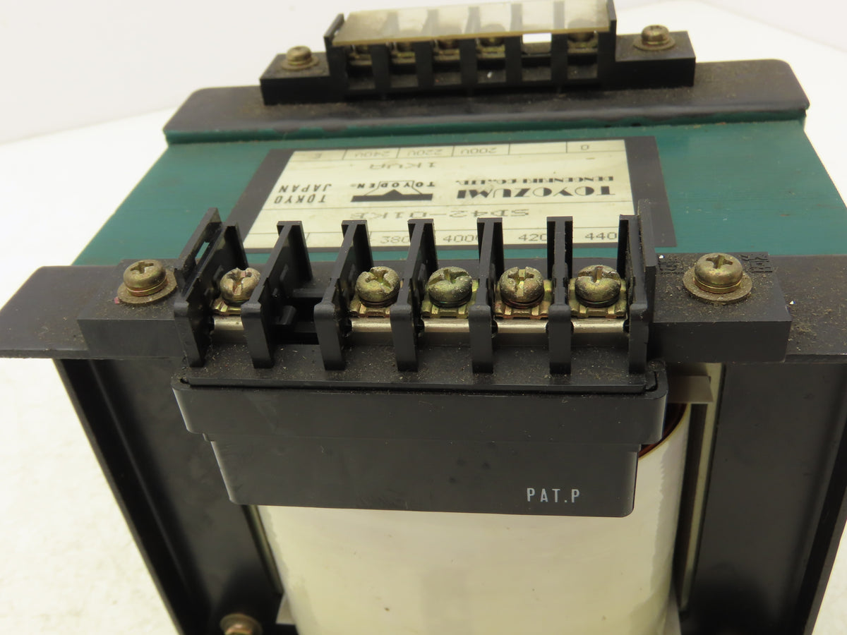 Toyozumi SD42-01KB Stepdown Control Transformer 1 kVA Primary 380-440 LV 200/240
