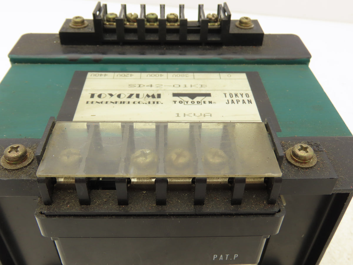 Toyozumi SD42-01KB Stepdown Control Transformer 1 kVA Primary 380-440 LV 200/240