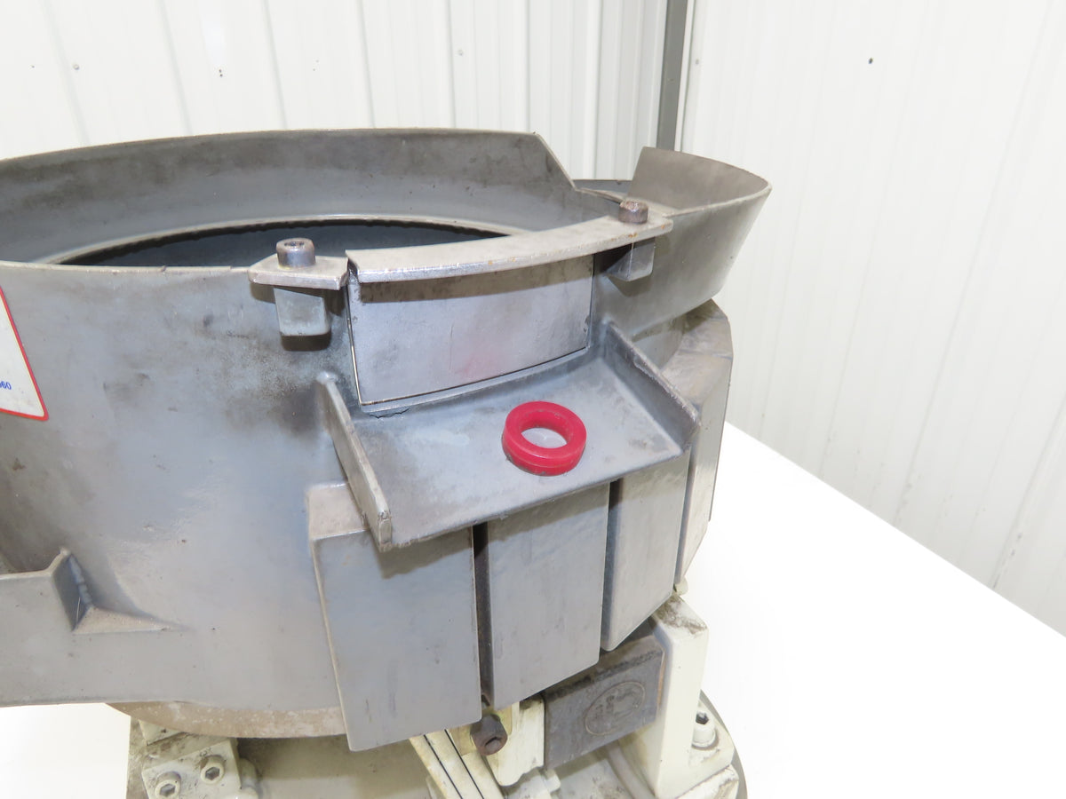 American 15" Vibratory Bowl Feeder 120V Vibrator Base Small Parts Sorter
