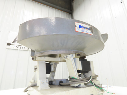 American 15" Vibratory Bowl Feeder 120V Vibrator Base Small Parts Sorter