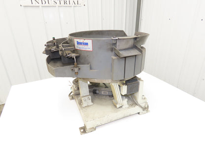 American 15" Vibratory Bowl Feeder 120V Vibrator Base Small Parts Sorter