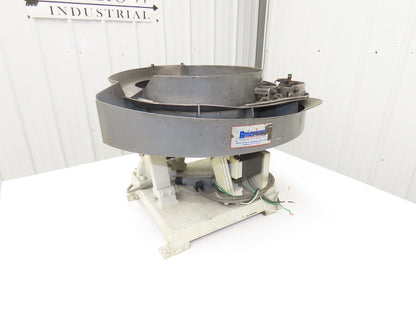 American 15" Vibratory Bowl Feeder 120V Vibrator Base Small Parts Sorter