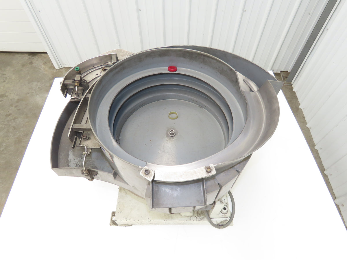 American 15" Vibratory Bowl Feeder 120V Vibrator Base Small Parts Sorter