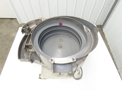 American 15" Vibratory Bowl Feeder 120V Vibrator Base Small Parts Sorter