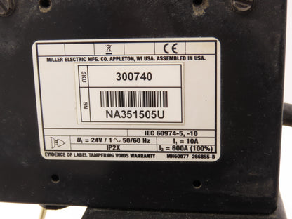 Miller 300740 Welder Electric Motor & Wire Feeder 24VDC For S-74 Mpa