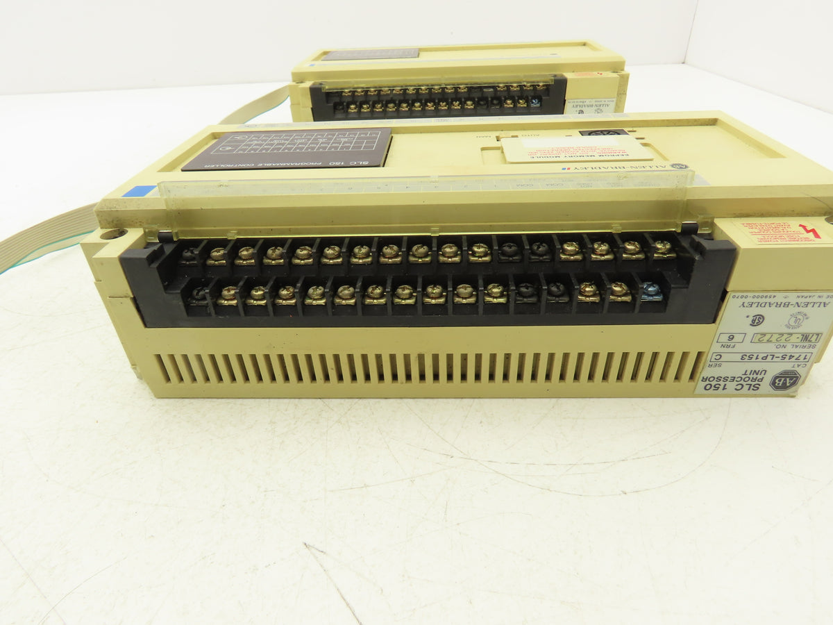 Allen Bradley 1745-E153 SLC 150 I/O Expansion Unit Connected Ser A & C Lot of 2