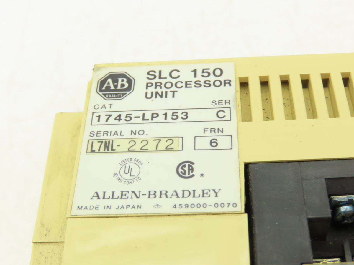 Allen Bradley 1745-E153 SLC 150 I/O Expansion Unit Connected Ser A & C Lot of 2