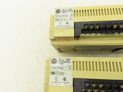 Allen Bradley 1745-E153 SLC 150 I/O Expansion Unit Connected Ser A & C Lot of 2