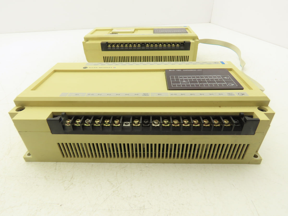 Allen Bradley 1745-E153 SLC 150 I/O Expansion Unit Connected Ser A & C Lot of 2