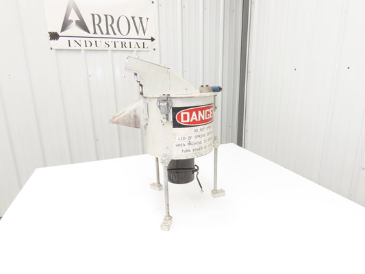Spring Detangler Bowl Feeder 8-3/4" Rotary 130VDC Base Small Parts Sorter