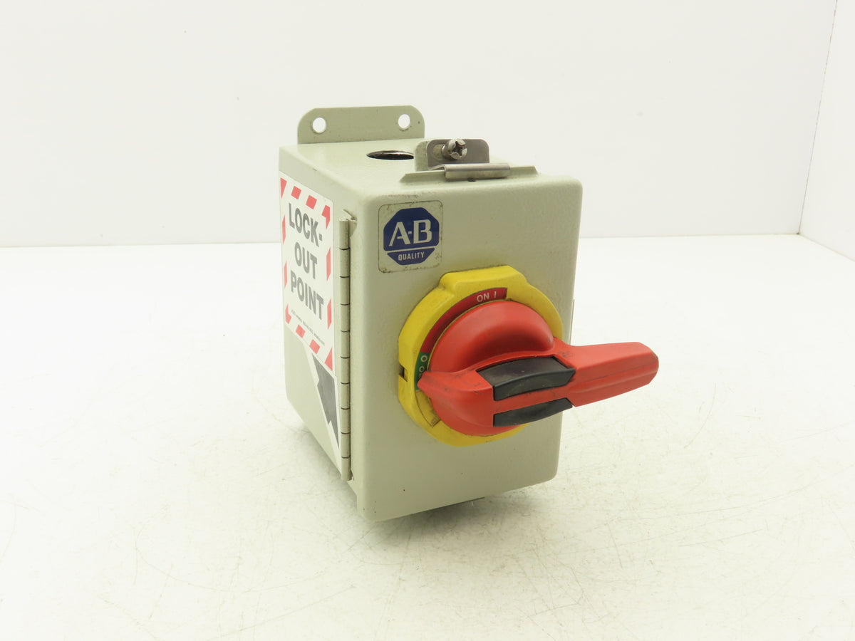 Allen Bradley 194E-FA20E Enclosed Rotary Disconnect Load Switch 230-690 VAC 3Ph