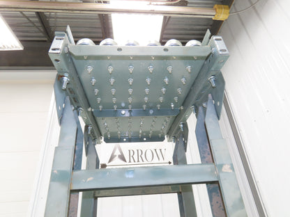Hytrol 15"W x 24"L Ball Transfer Conveyor Table 13"BF 2"Centers Adj Height