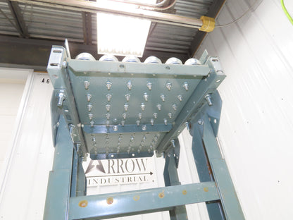 Hytrol 15"W x 24"L Ball Transfer Conveyor Table 13"BF 2"Centers Adj Height