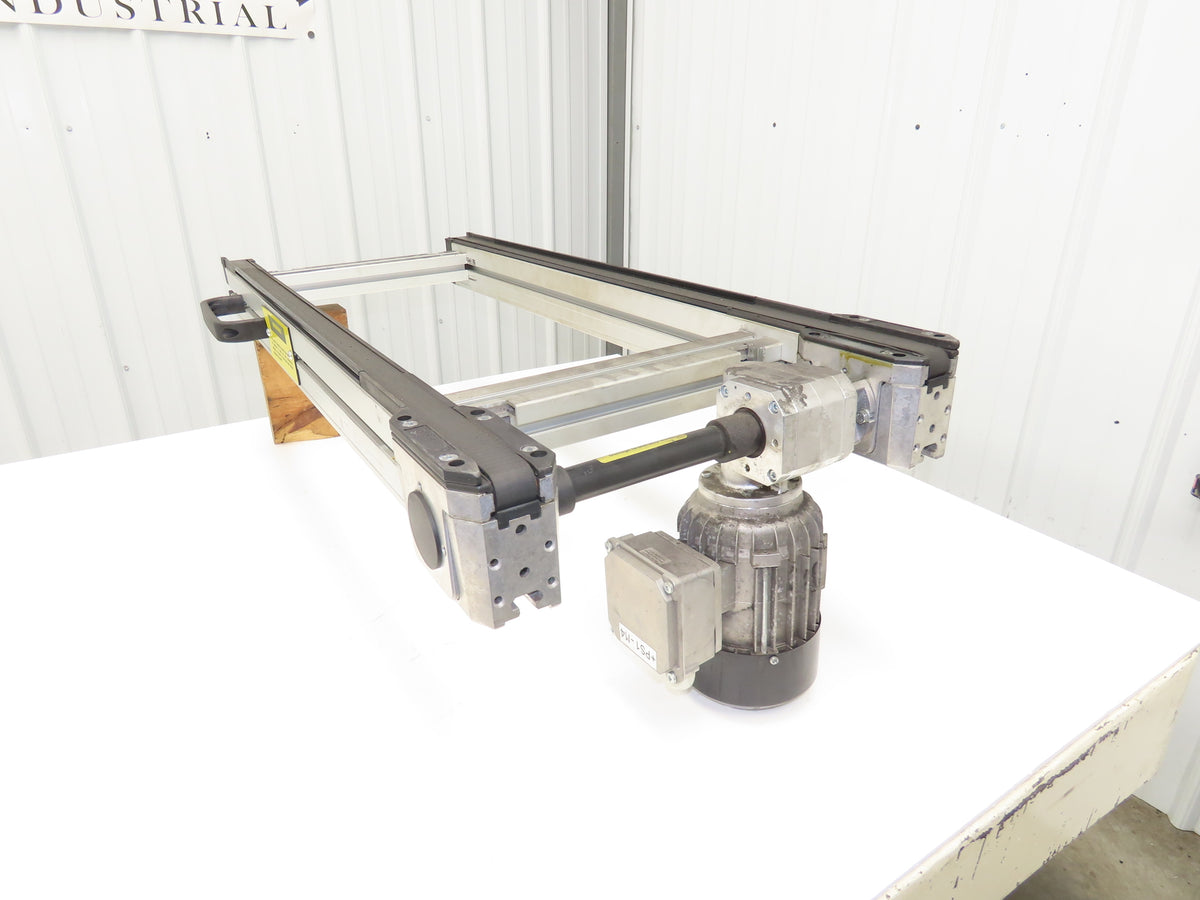 Rexroth CS 400-955-12 M/MIN-460 Transverse Belt Conveyor 400x955mm 230/460V 3PH