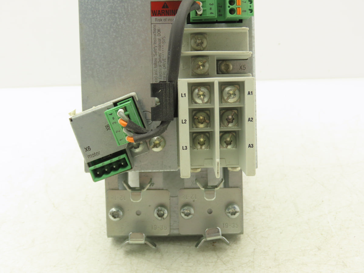 Rexroth R911279431 DKC03.3-100-7-FW ECODRIVE03 100A Servo Drive 200-480V 3Ph In