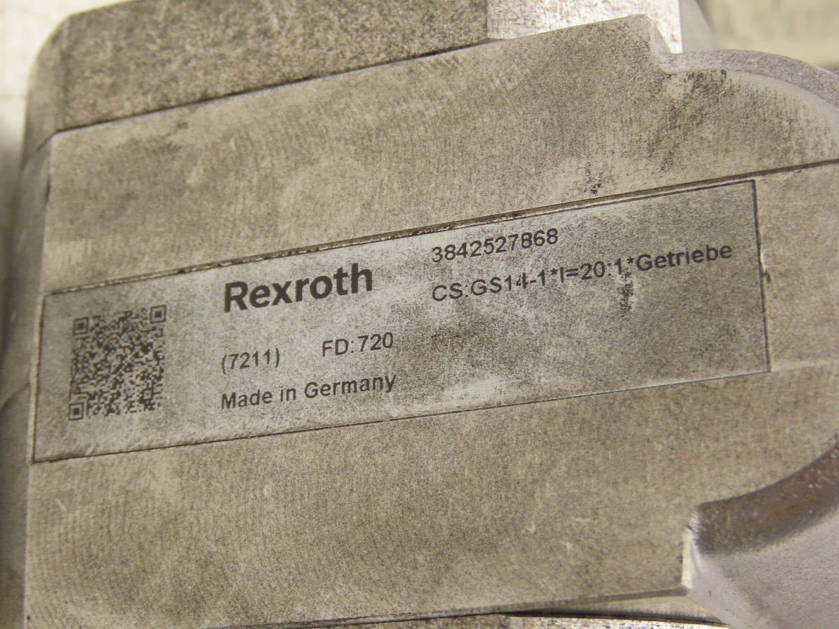 Rexroth 3 842 547 993 Conveyor Drive Gearmotor .22kw 230/460V 3PH 20:1 Gearbox