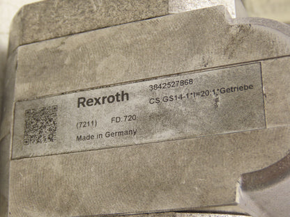 Rexroth 3 842 547 993 Conveyor Drive Gearmotor .22kw 230/460V 3PH 20:1 Gearbox