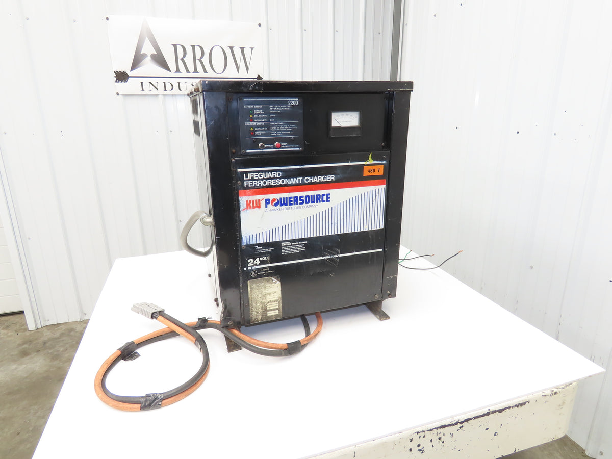 Hawker PAC1260 KW Powerstroke Battery Charger 24V 12 Cell 60 Amp 480V 1Ph TAG