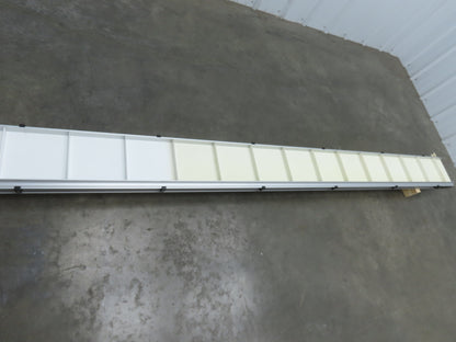 Dorner 2200 Series 8"x 10' Cleated Belt Conveyor -No Drive 22CTM08-10002AA20710H