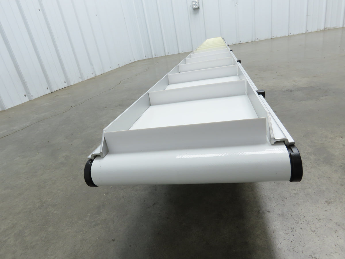 Dorner 2200 Series 8"x 10' Cleated Belt Conveyor -No Drive 22CTM08-10002AA20710H