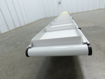 Dorner 2200 Series 8"x 10' Cleated Belt Conveyor -No Drive 22CTM08-10002AA20710H