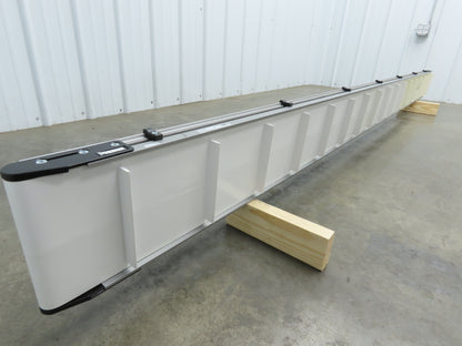 Dorner 2200 Series 8"x 10' Cleated Belt Conveyor -No Drive 22CTM08-10002AA20710H