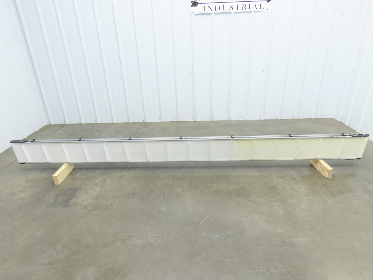 Dorner 2200 Series 8"x 10' Cleated Belt Conveyor -No Drive 22CTM08-10002AA20710H