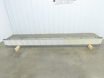Dorner 2200 Series 8"x 10' Cleated Belt Conveyor -No Drive 22CTM08-10002AA20710H
