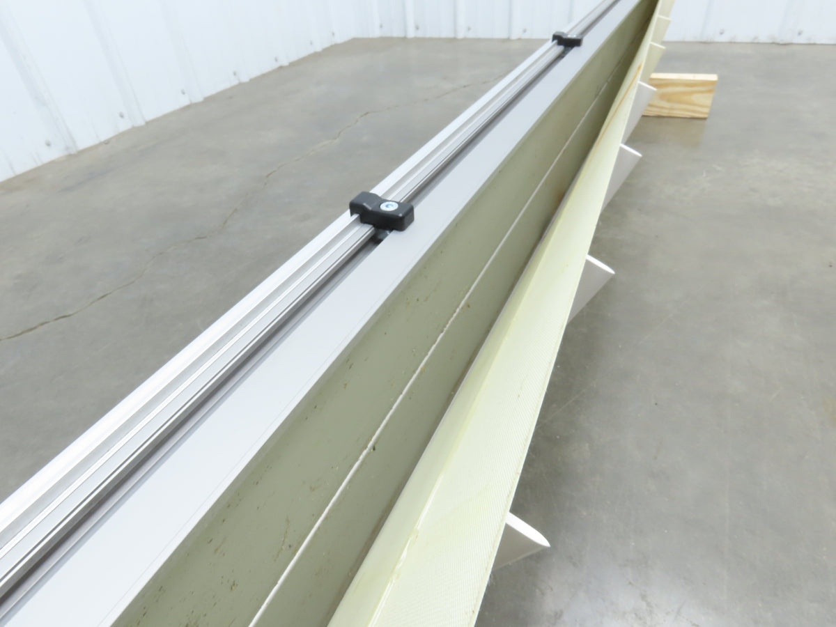 Dorner 2200 Series 8"x 10' Cleated Belt Conveyor -No Drive 22CTM08-10002AA20710H