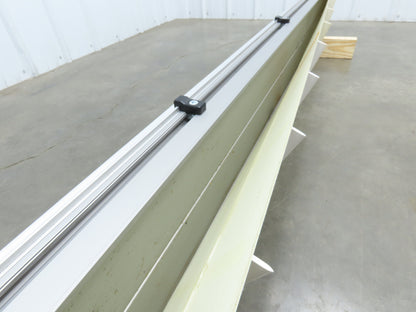 Dorner 2200 Series 8"x 10' Cleated Belt Conveyor -No Drive 22CTM08-10002AA20710H