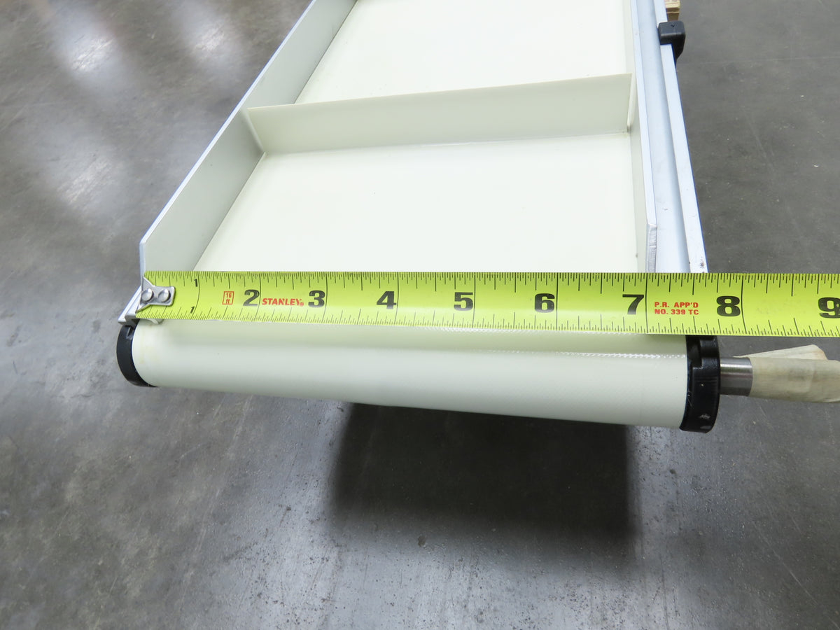 Dorner 2200 Series 8"x 10' Cleated Belt Conveyor -No Drive 22CTM08-10002AA20710H