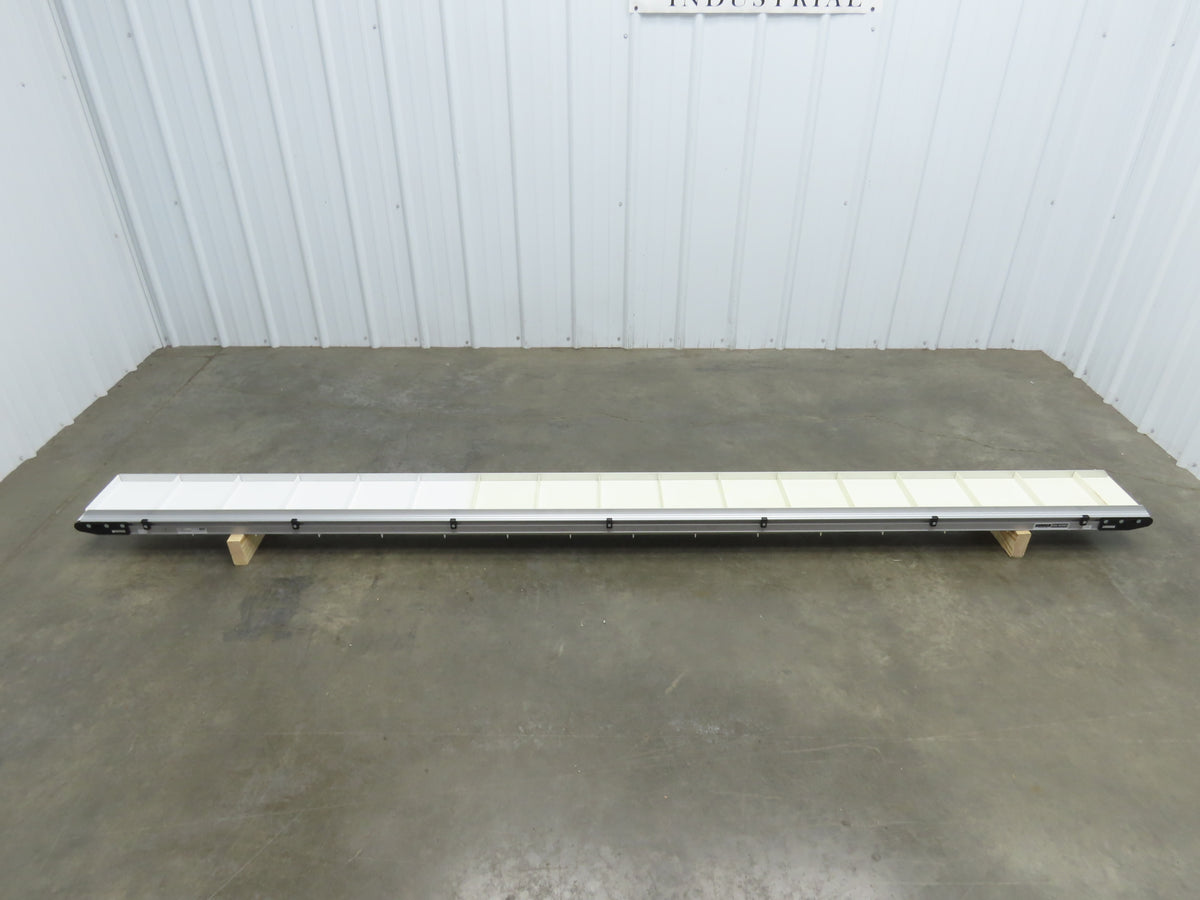 Dorner 2200 Series 8"x 10' Cleated Belt Conveyor -No Drive 22CTM08-10002AA20710H