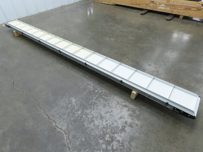Dorner 2200 Series 8"x 10' Cleated Belt Conveyor -No Drive 22CTM08-10002AA20710H