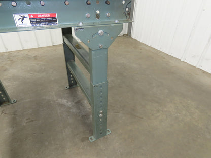 Hytrol 26"x 36"L Gravity Roller Conveyor 23"BF 1.9"Roller 27.5"-40" Adj Height